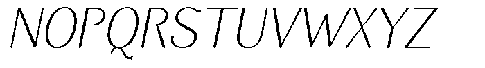 Molgrine Contrast Th Sm Condensed Italic Font UPPERCASE