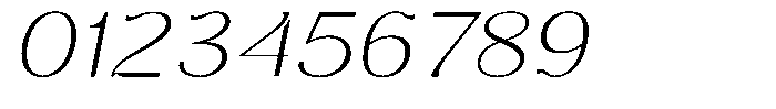 Molgrine Contrast Th Sm Ex Italic Font OTHER CHARS