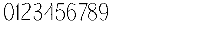 Molgrine Contrast Thin Condensed Font OTHER CHARS