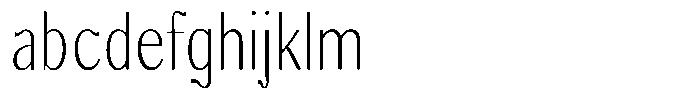 Molgrine Contrast Thin Condensed FONT