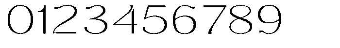 Molgrine Contrast Thin Expanded Font OTHER CHARS