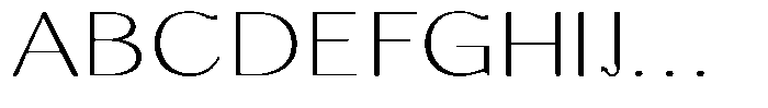 Molgrine Contrast Thin Expanded Font UPPERCASE