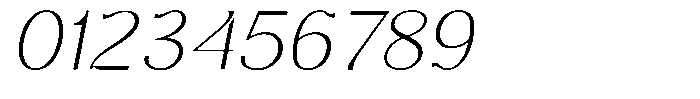 Molgrine Contrast Thin Italic Font OTHER CHARS