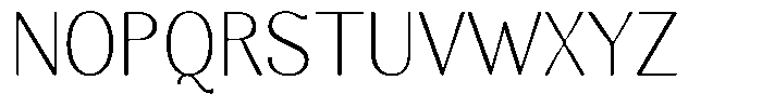 Molgrine Contrast Thin Sem Condensed Font UPPERCASE