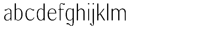 Molgrine Contrast Thin Sem Condensed FONT