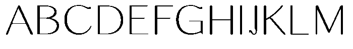 Molgrine Contrast Thin Sem Exp Font UPPERCASE