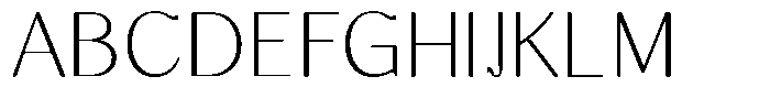 Molgrine Contrast Thin Font UPPERCASE