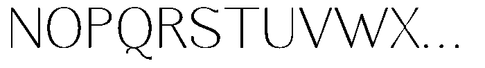 Molgrine Contrast Thin Font UPPERCASE