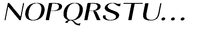 Molgrine Expanded Italic Font UPPERCASE