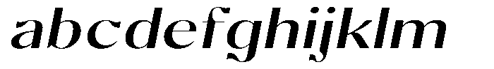 Molgrine Expanded Italic FONT