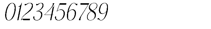 Molgrine Extra Light Condensed Italic Font OTHER CHARS