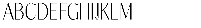 Molgrine Extra Light Condensed Font UPPERCASE
