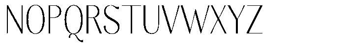 Molgrine Extra Light Condensed Font UPPERCASE