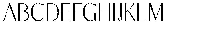 Molgrine Extra Light Semi Condensed Font UPPERCASE