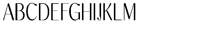 Molgrine Light Condensed Font UPPERCASE