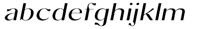 Molgrine Light Expanded Italic FONT