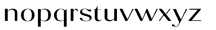 Molgrine Light Expanded Font LOWERCASE