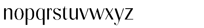 Molgrine Light Semi Condensed Font LOWERCASE