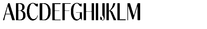 Molgrine Medium Condensed Font UPPERCASE