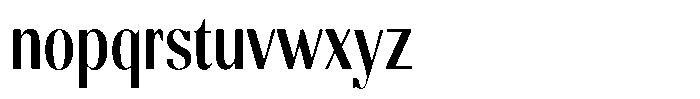 Molgrine Medium Condensed Font LOWERCASE