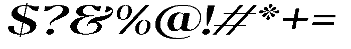 Molgrine Medium Expanded Italic Font OTHER CHARS