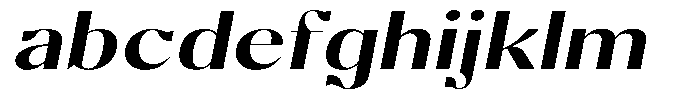 Molgrine Medium Expanded Italic FONT