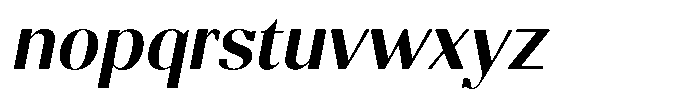 Molgrine Medium Italic Font LOWERCASE