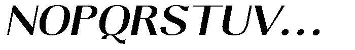 Molgrine Medium Sem Exp Italic Font UPPERCASE