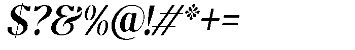 Molgrine Medium Semi Condensed Italic Font OTHER CHARS