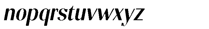 Molgrine Medium Semi Condensed Italic Font LOWERCASE