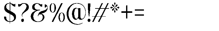 Molgrine Semi Condensed Font OTHER CHARS