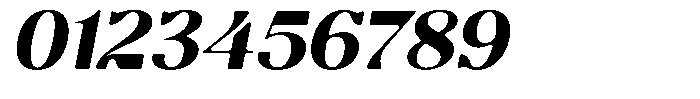 Molgrine Soft Black Italic Font OTHER CHARS
