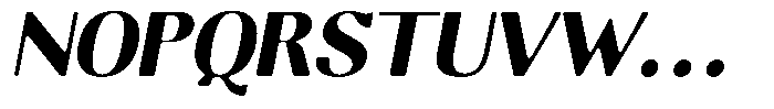 Molgrine Soft Black Italic Font UPPERCASE