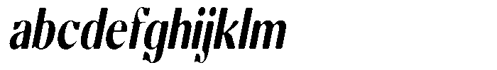 Molgrine Soft Bold Condensed Italic FONT