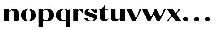 Molgrine Soft Bold Expanded Font LOWERCASE