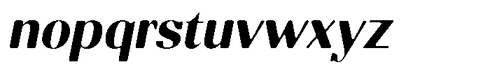 Molgrine Soft Bold Italic Font LOWERCASE