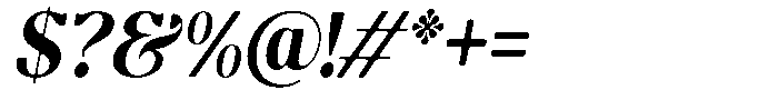 Molgrine Soft Bold Sem Condensed Italic Font OTHER CHARS