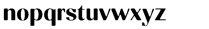 Molgrine Soft Bold Font LOWERCASE