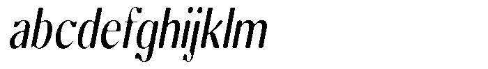 Molgrine Soft Condensed Italic FONT