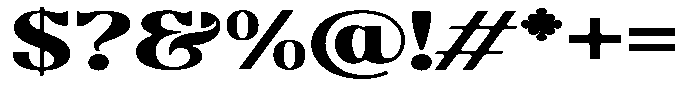Molgrine Soft Contrast Black Exp Font OTHER CHARS