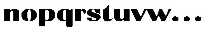 Molgrine Soft Contrast Black Exp Font LOWERCASE
