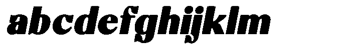 Molgrine Soft Contrast Black Italic FONT