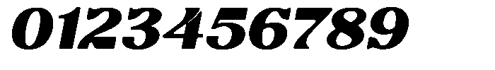 Molgrine Soft Contrast Black Sm Ex Italic Font OTHER CHARS