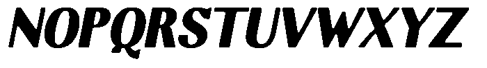 Molgrine Soft Contrast Black Sm Italic Font UPPERCASE