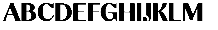 Molgrine Soft Contrast Black Font UPPERCASE