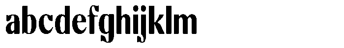 Molgrine Soft Contrast Bold Condensed FONT