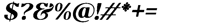 Molgrine Soft Contrast Bold Italic Font OTHER CHARS