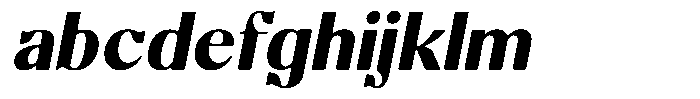 Molgrine Soft Contrast Bold Italic FONT