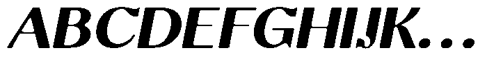 Molgrine Soft Contrast Bold Sm Ex Italic Font UPPERCASE
