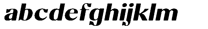 Molgrine Soft Contrast Bold Sm Ex Italic FONT
